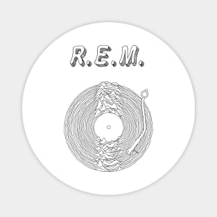 REM- Vintage Wave Aesthetic Design Magnet